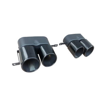 BMW 3 series G20 Universal Gloss Black Tailpipe Tips 2019-2025 Gloss Black